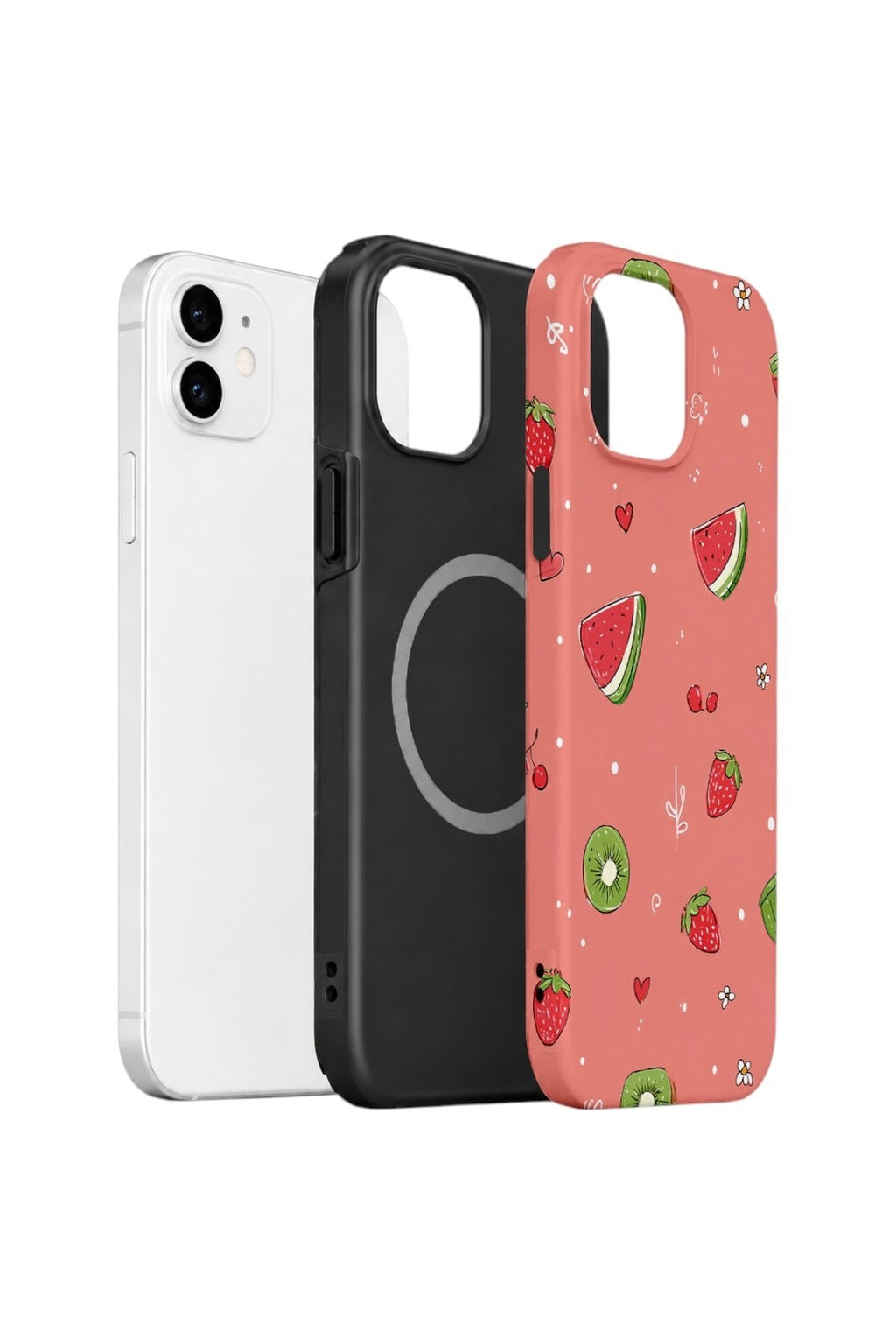 iPhone 11 Vorian Çift Katmanlı MagSafe Kılıf Summer Fruit Crush