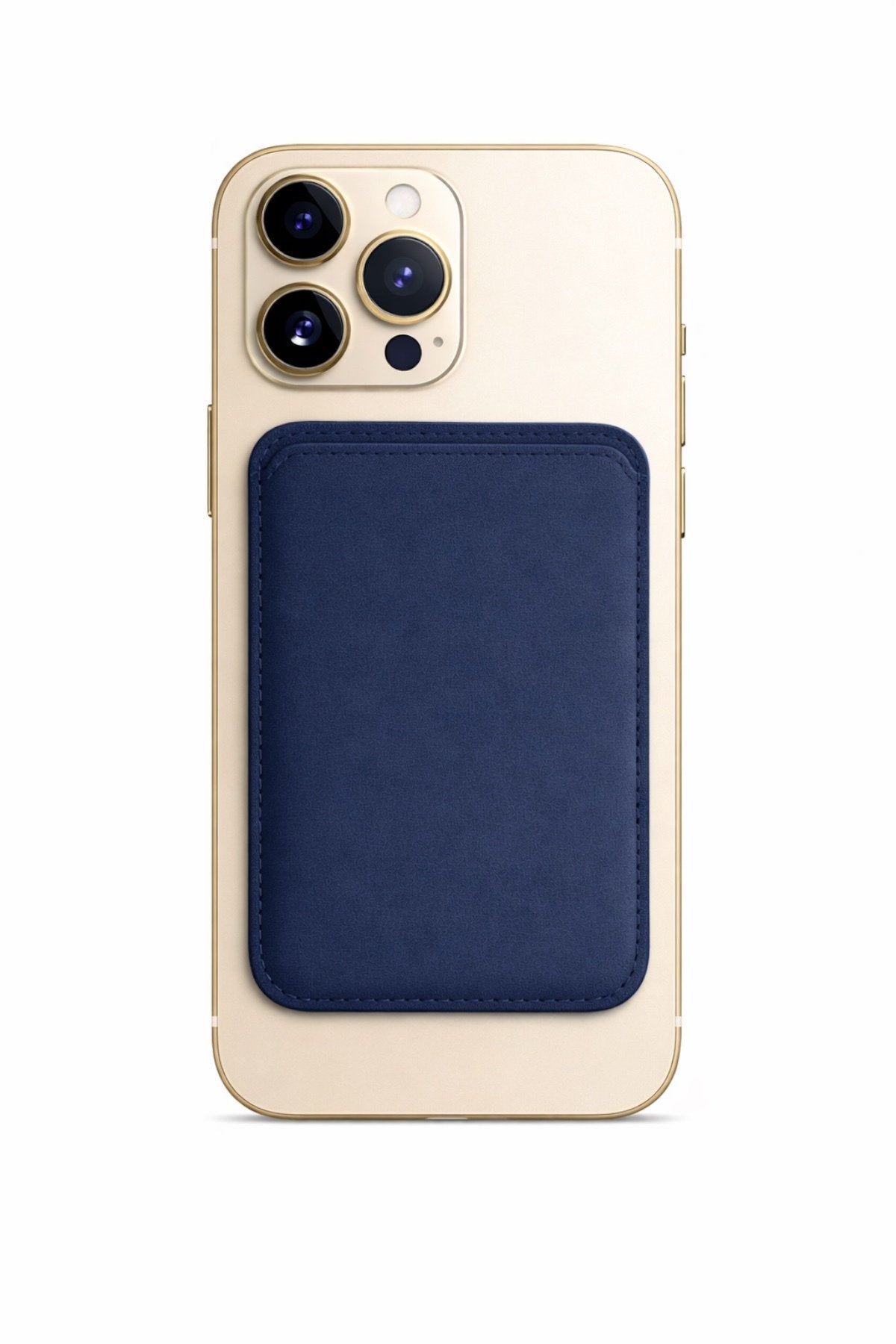 Aurevia Suede Lacivert Magsafe Kartlık