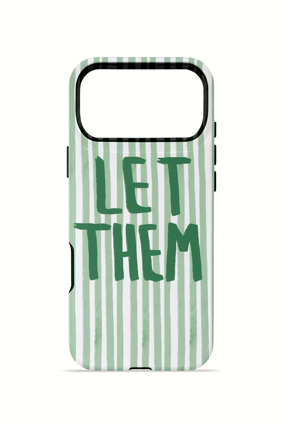 iPhone 17 Pro Max Vorian Çift Katmanlı Kılıf Let Them Green