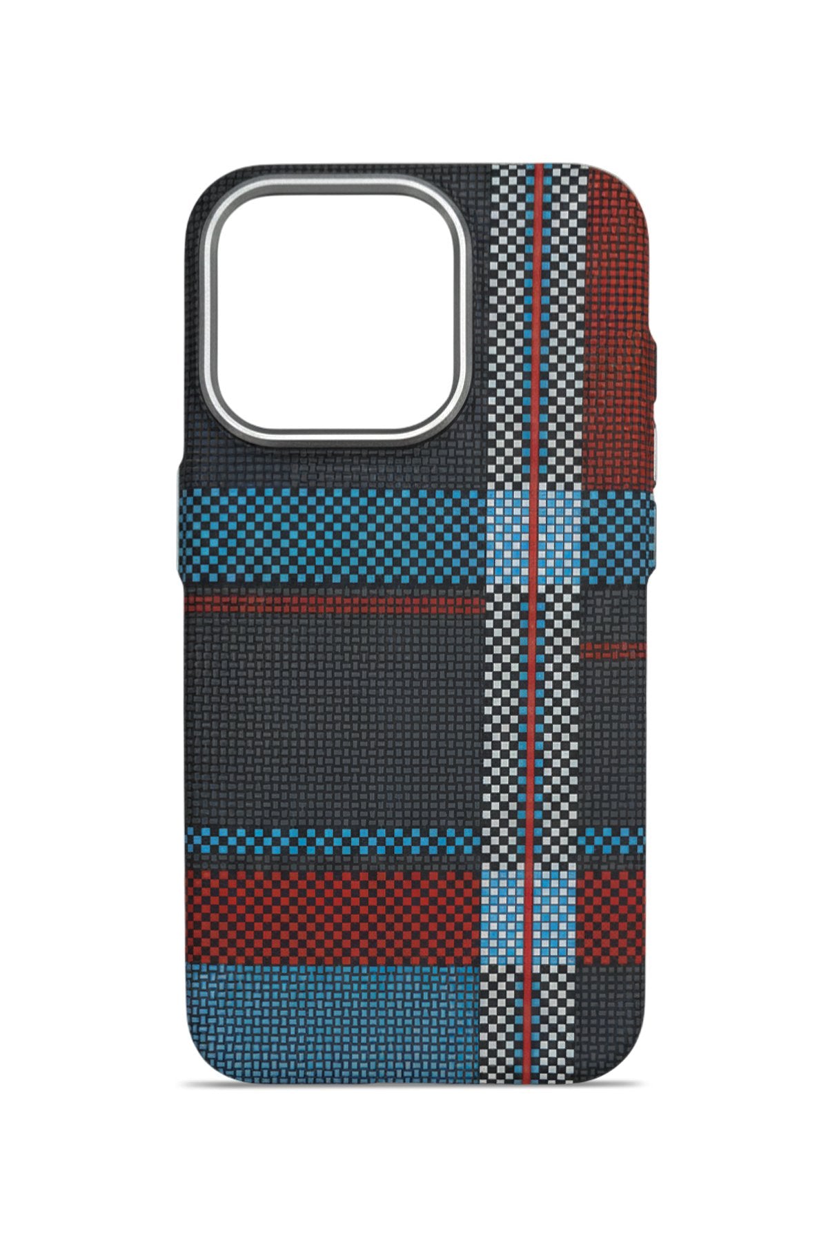 Nox Craft iPhone 14 Pro 6.1" MagSafe Karbon Kılıf Metro Grid