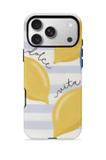 iPhone 17 Pro Max Vorian Çift Katmanlı Kılıf Dolce Vita Lemon