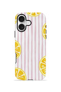 iPhone 16 Plus Vorian Çift Katmanlı Kılıf Pink Lemon Window