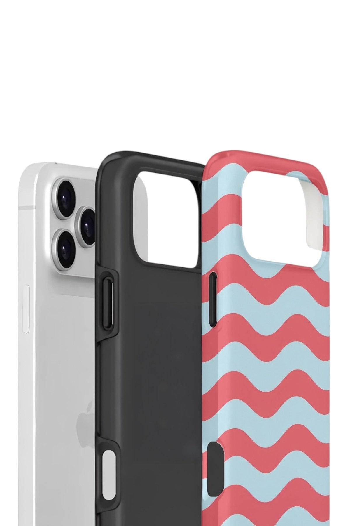 iPhone 17 Pro Vorian Çift Katmanlı Kılıf Retro Wave Candy