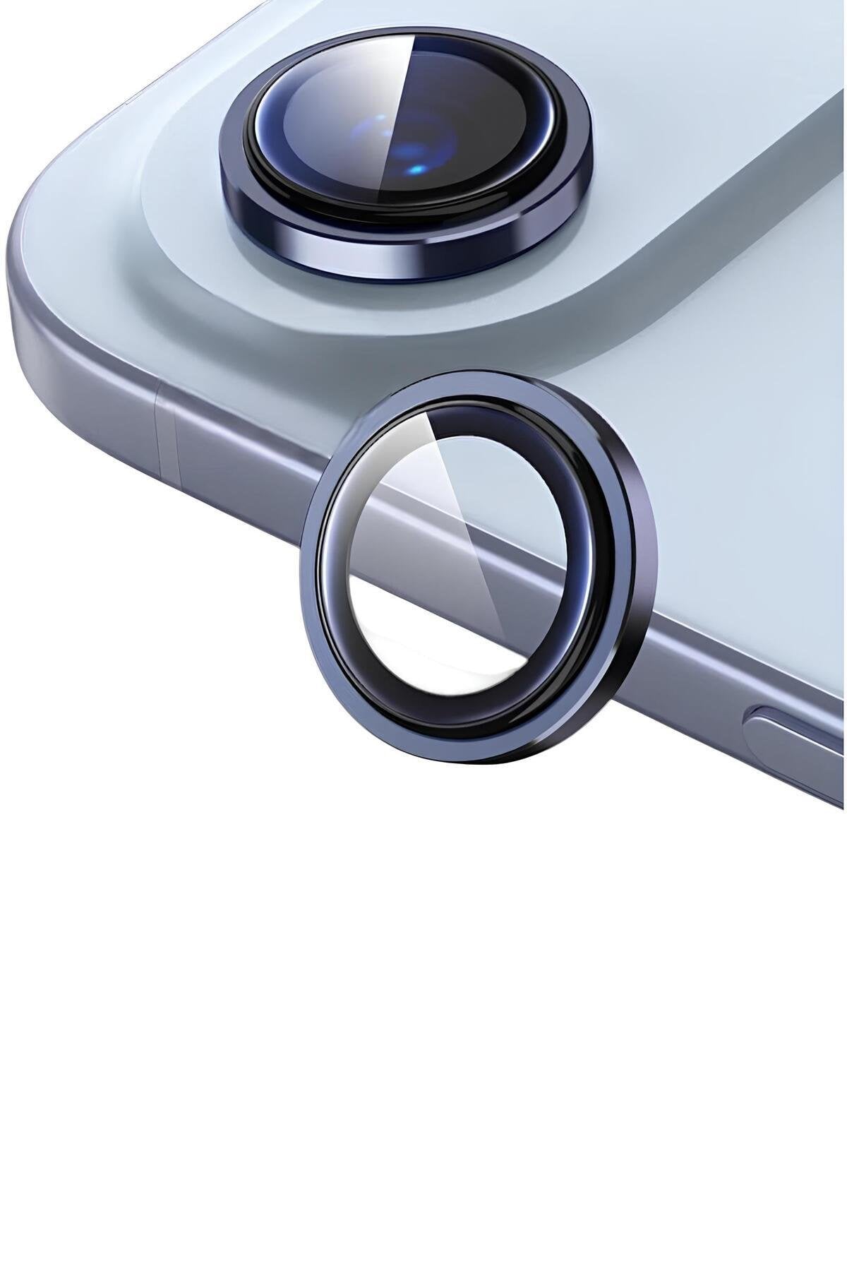 iPhone 17 Air Metal Kamera Koruyucu Lens Mavi