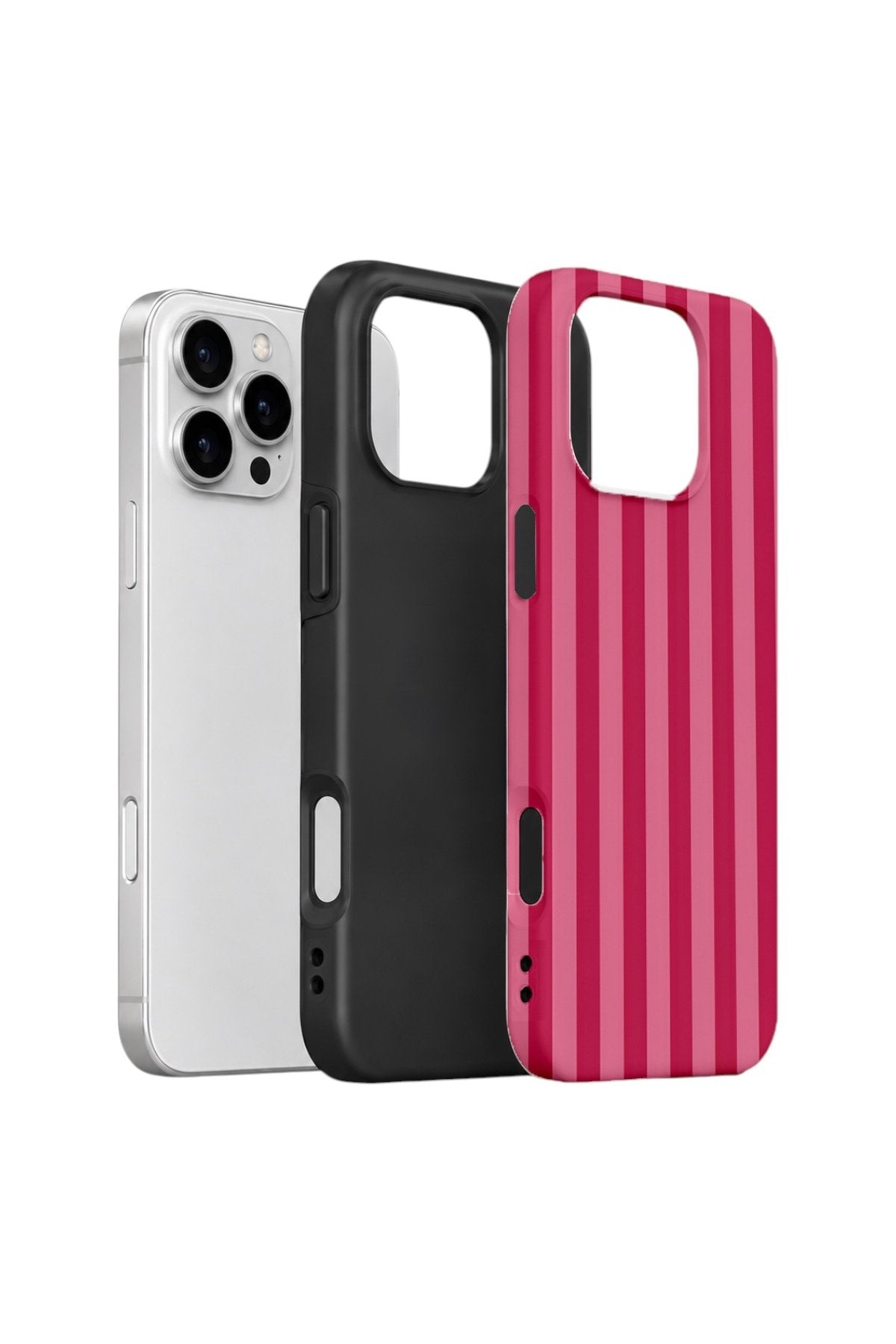 iPhone 16 Pro Max Vorian Çift Katmanlı Kılıf Berry Cabana