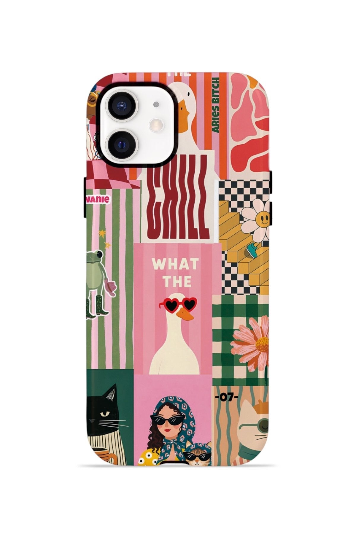 iPhone 11 Vorian Çift Katmanlı Kılıf Dolce Vita Collage