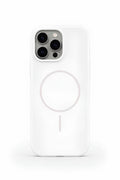 iPhone 16 Pro Mag Core Akıllı MagSafe Animasyonlu Silikon Kılıf Beyaz