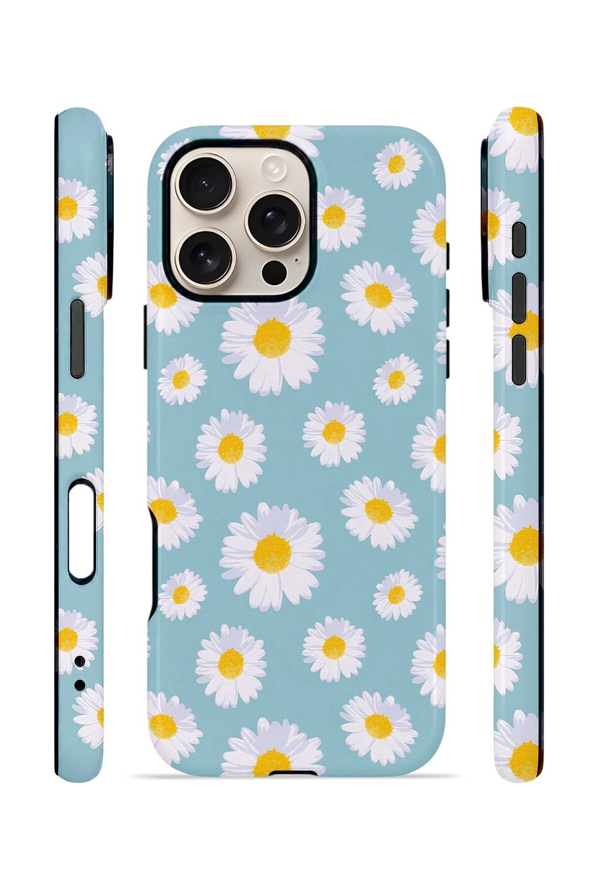 iPhone 16 Pro Vorian Çift Katmanlı MagSafe Kılıf Daisy Sky