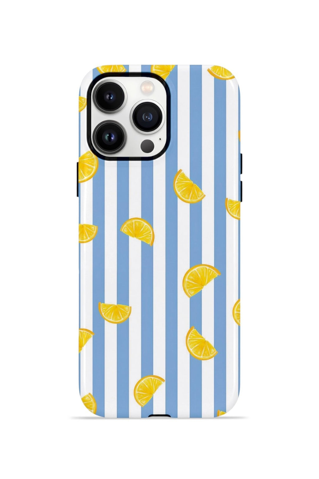 iPhone 13 Pro Max Vorian Çift Katmanlı MagSafe Kılıf Lemon Confetti Blue