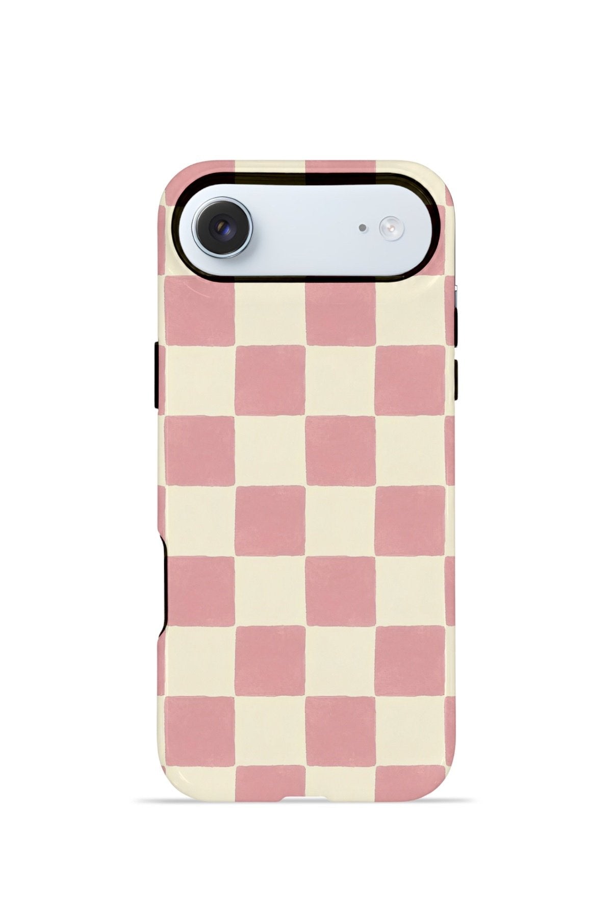 iPhone 17 Air Vorian Çift Katmanlı Kılıf Blush Checker