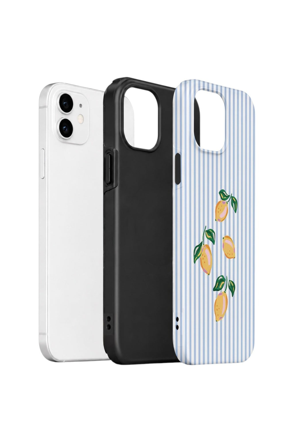 iPhone 12 Vorian Çift Katmanlı Kılıf Mini Lemon Riviera