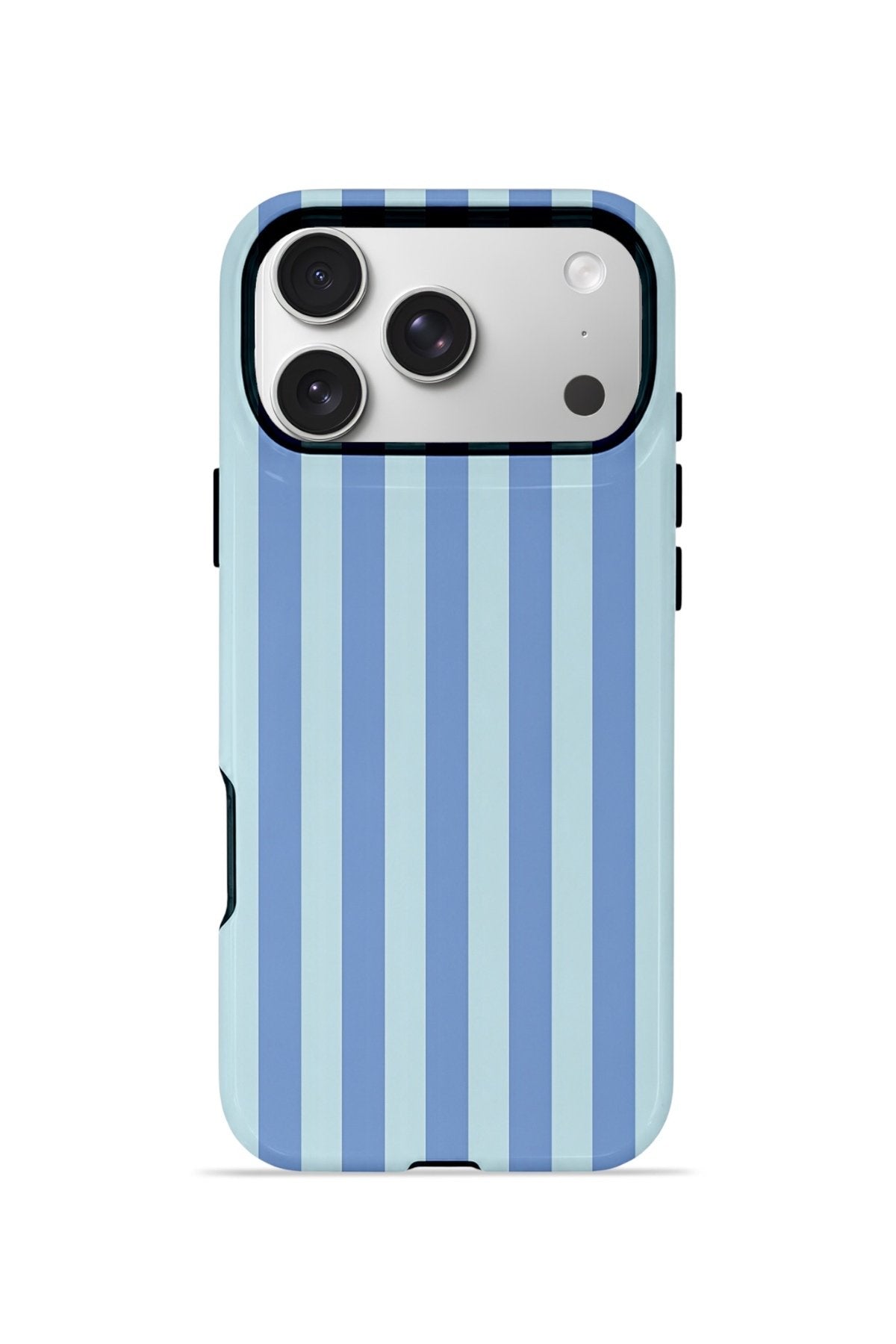 iPhone 17 Pro Vorian Çift Katmanlı MagSafe Kılıf Blue Gelato Stripe