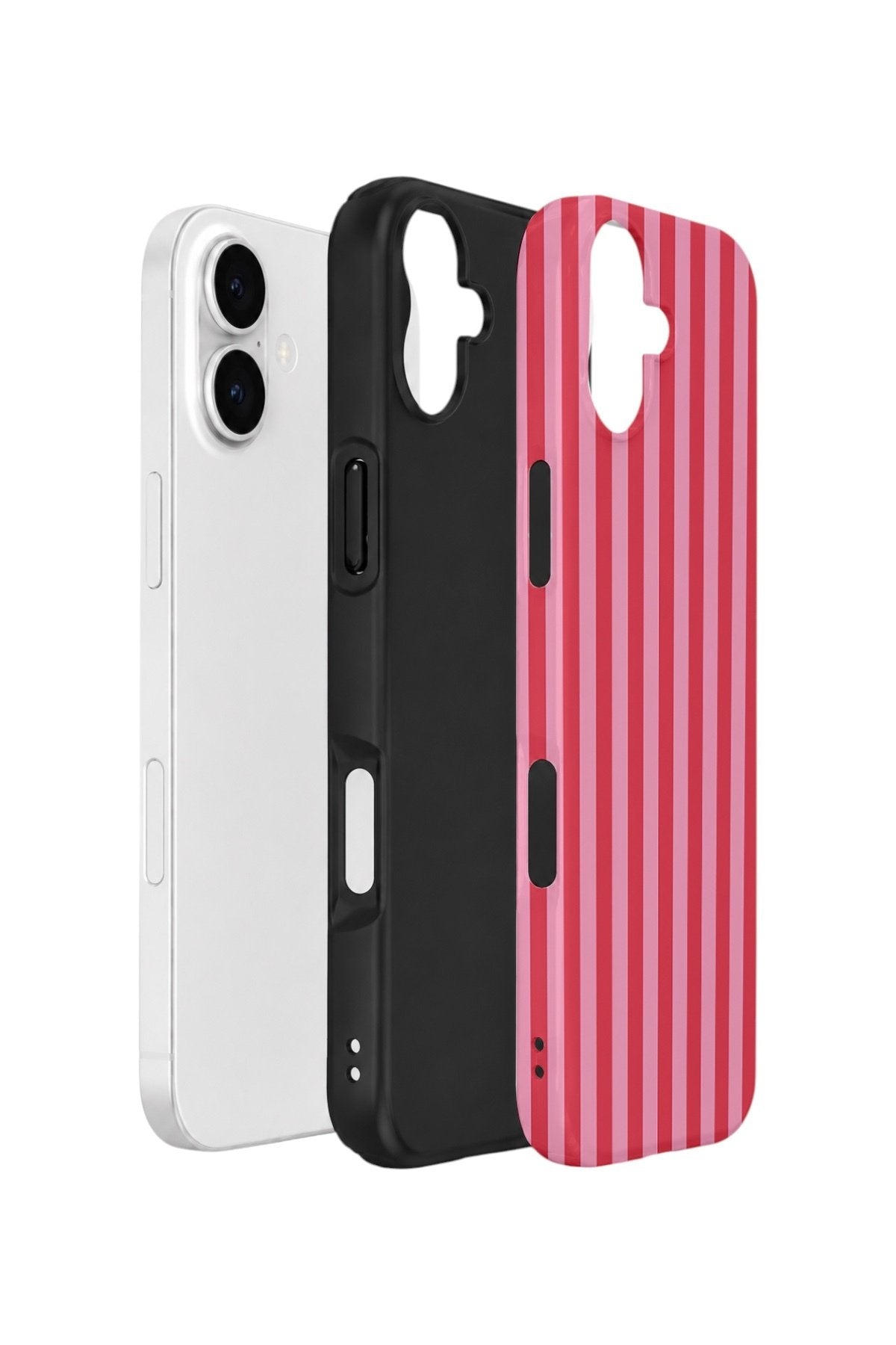 iPhone 16 Plus Vorian Çift Katmanlı Kılıf Raspberry Cabana