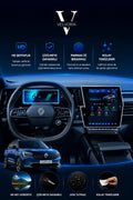 Renault Austral 12 inç Multimedya ve Gösterge 2li Set 9H Nano Ekran Koruyucu 2025