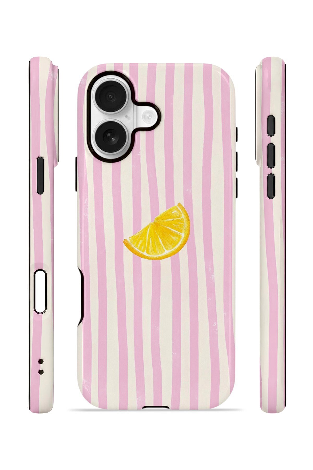iPhone 16 Plus Vorian Çift Katmanlı MagSafe Kılıf Pink Lemon Drop