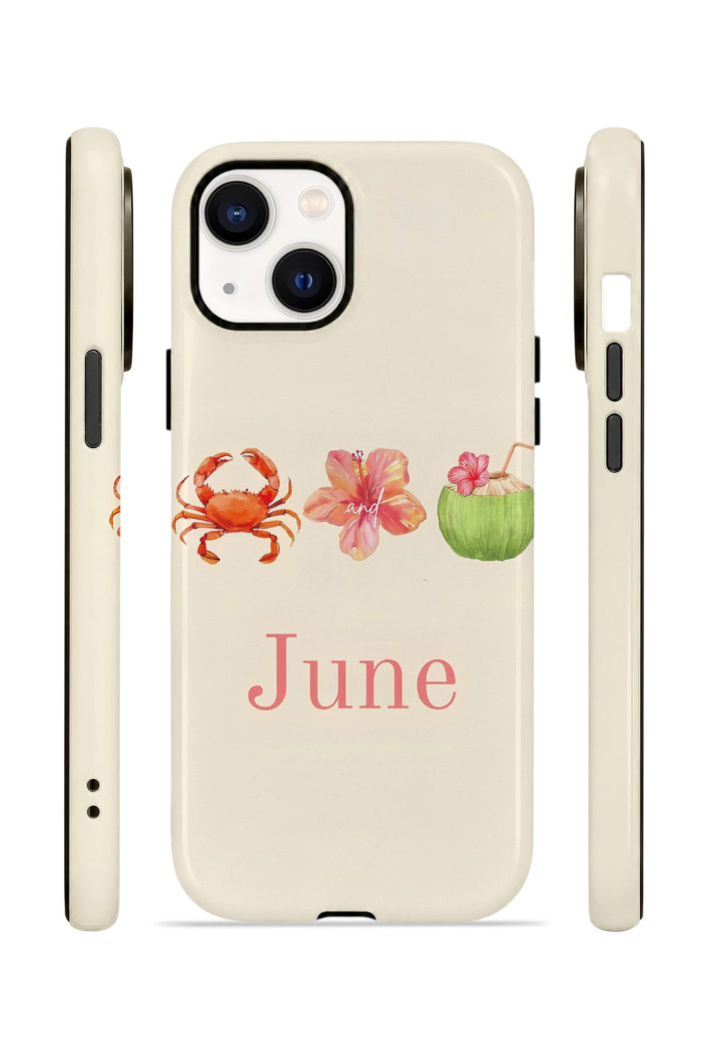 iPhone 14 Plus Vorian Çift Katmanlı MagSafe Kılıf June Seaside