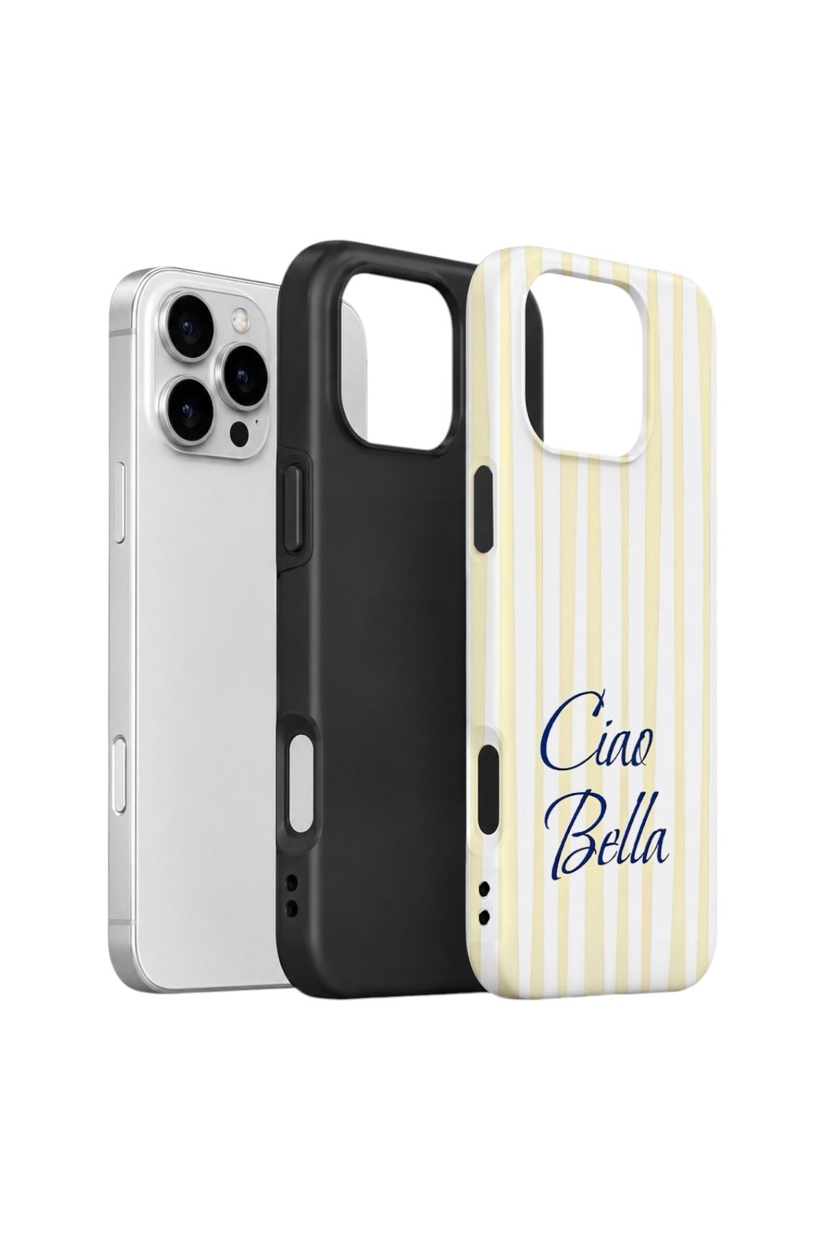 iPhone 16 Pro Vorian Çift Katmanlı Kılıf Ciao Bella Lemon