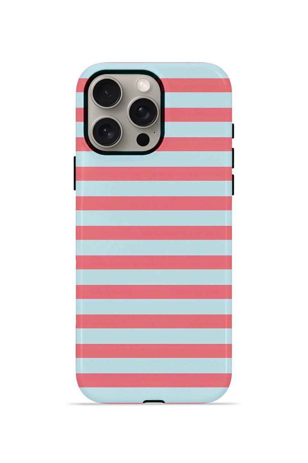 iPhone 15 Pro Vorian Çift Katmanlı Kılıf Candy Horizon Stripe