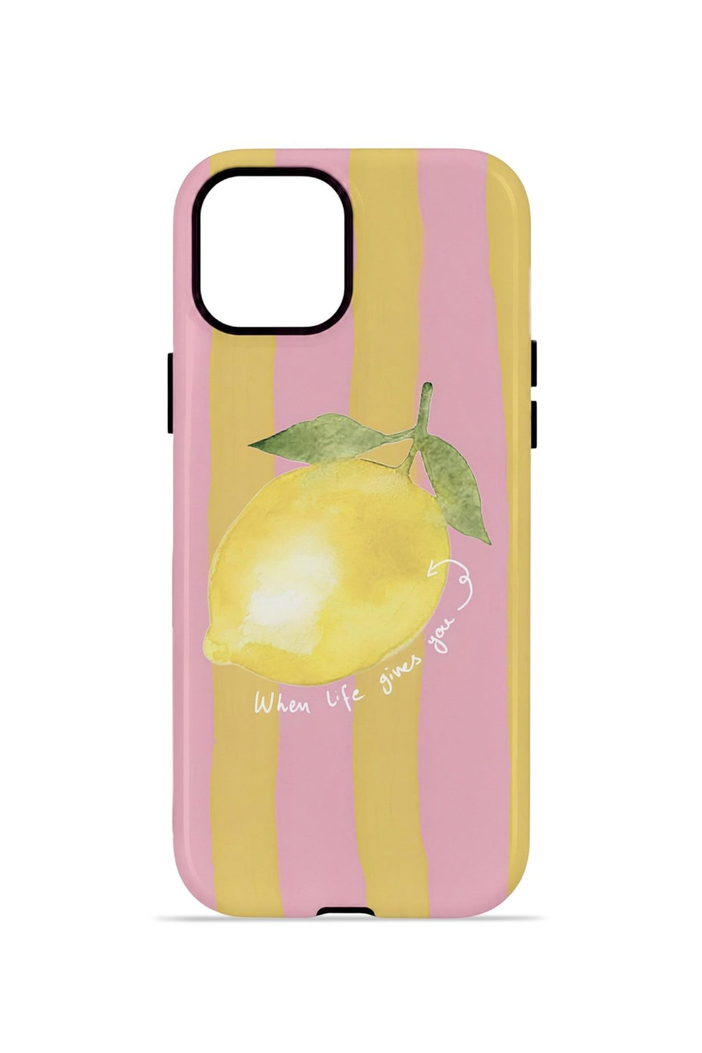 iPhone 14 Vorian Çift Katmanlı Kılıf Pink Lemon Muse