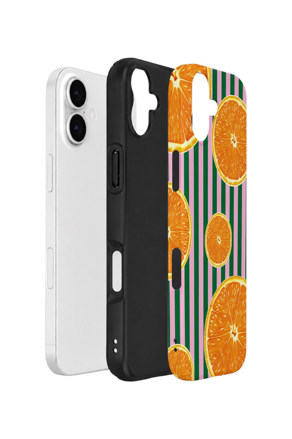 iPhone 16 Plus Vorian Çift Katmanlı Kılıf Orange Grove Cabana