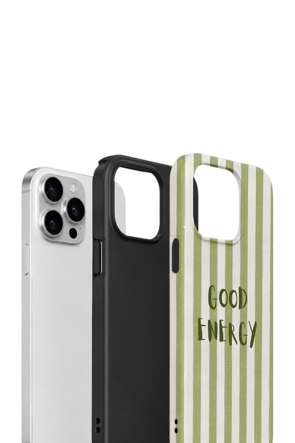 iPhone 14 Pro Vorian Çift Katmanlı Kılıf Good Energy Olive