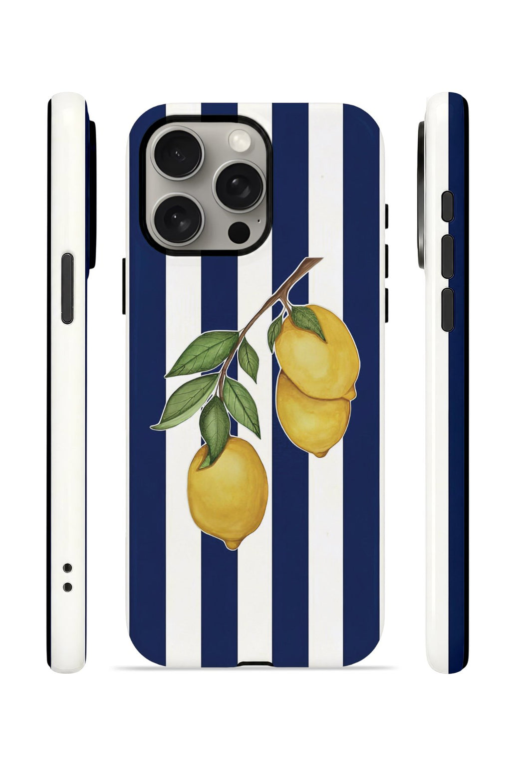 iPhone 15 Pro Max Vorian Çift Katmanlı Kılıf Amalfi Lemon Branch