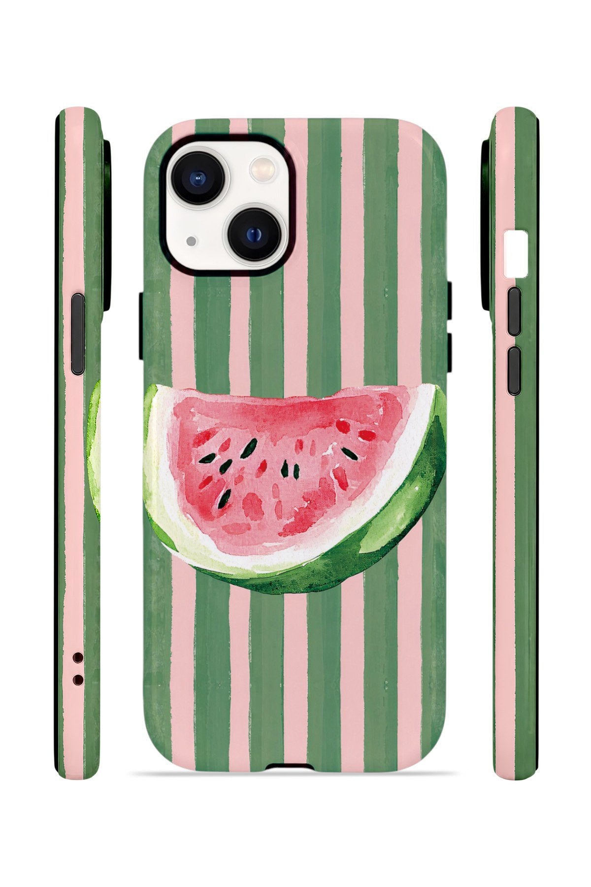 iPhone 14 Plus Vorian Çift Katmanlı MagSafe Kılıf Watermelon Postcard
