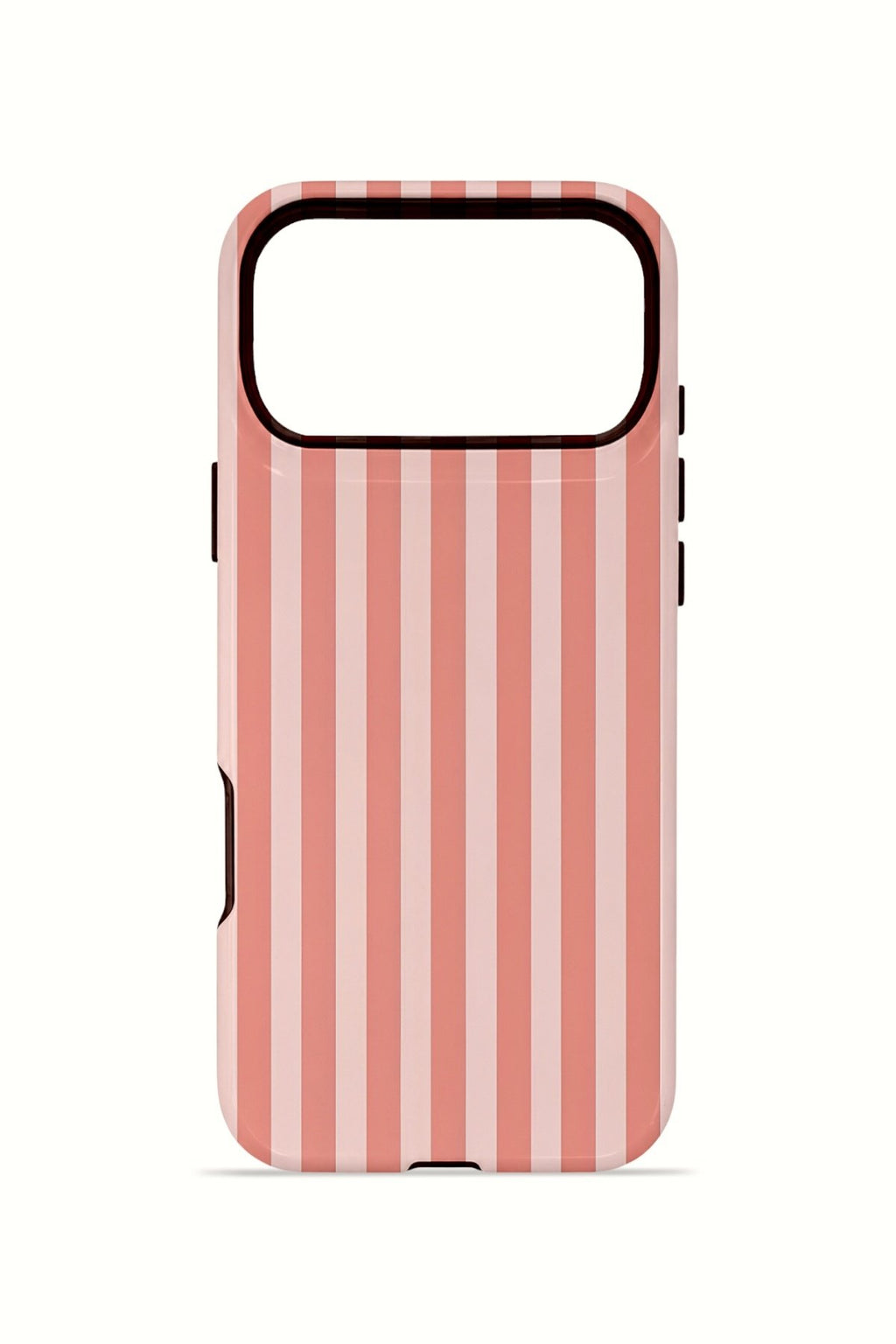 iPhone 17 Pro Vorian Çift Katmanlı MagSafe Kılıf Coral Riviera Stripe