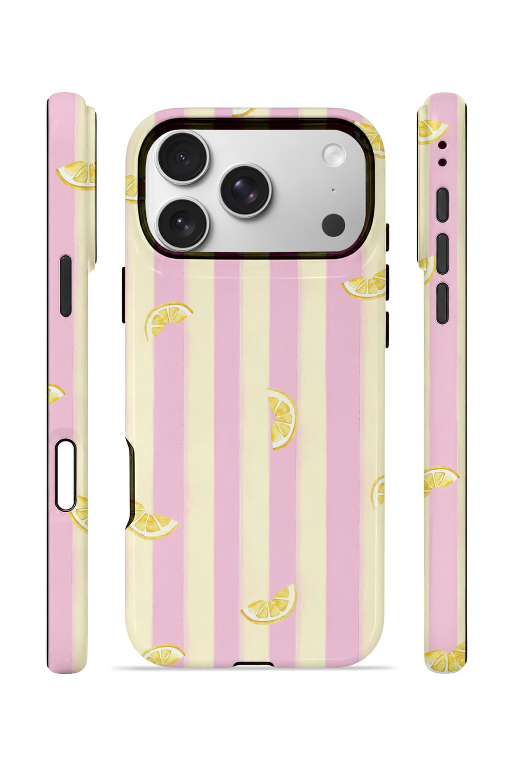 iPhone 17 Pro Max Vorian Çift Katmanlı Kılıf Pink Lemon Parade