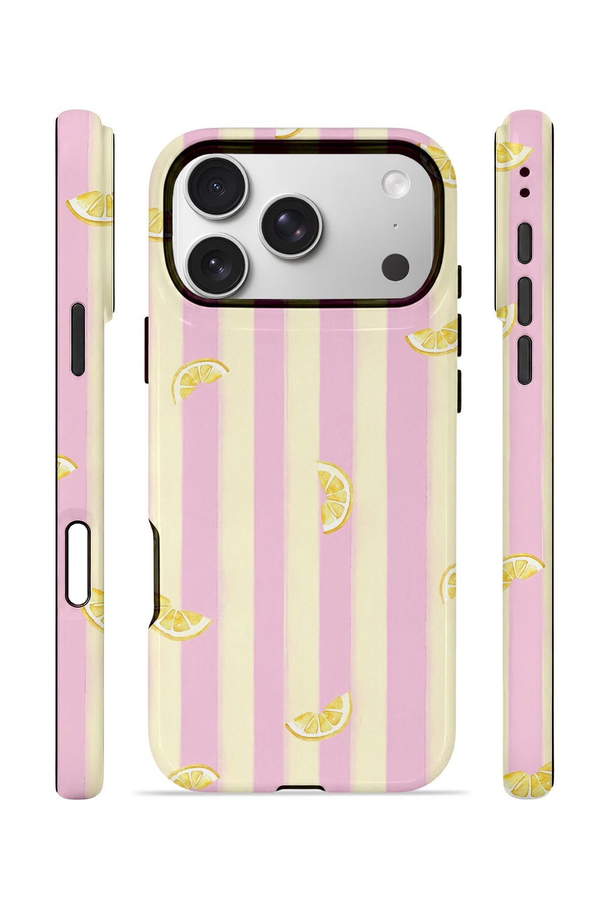 iPhone 17 Pro Max Vorian Çift Katmanlı Kılıf Pink Lemon Parade