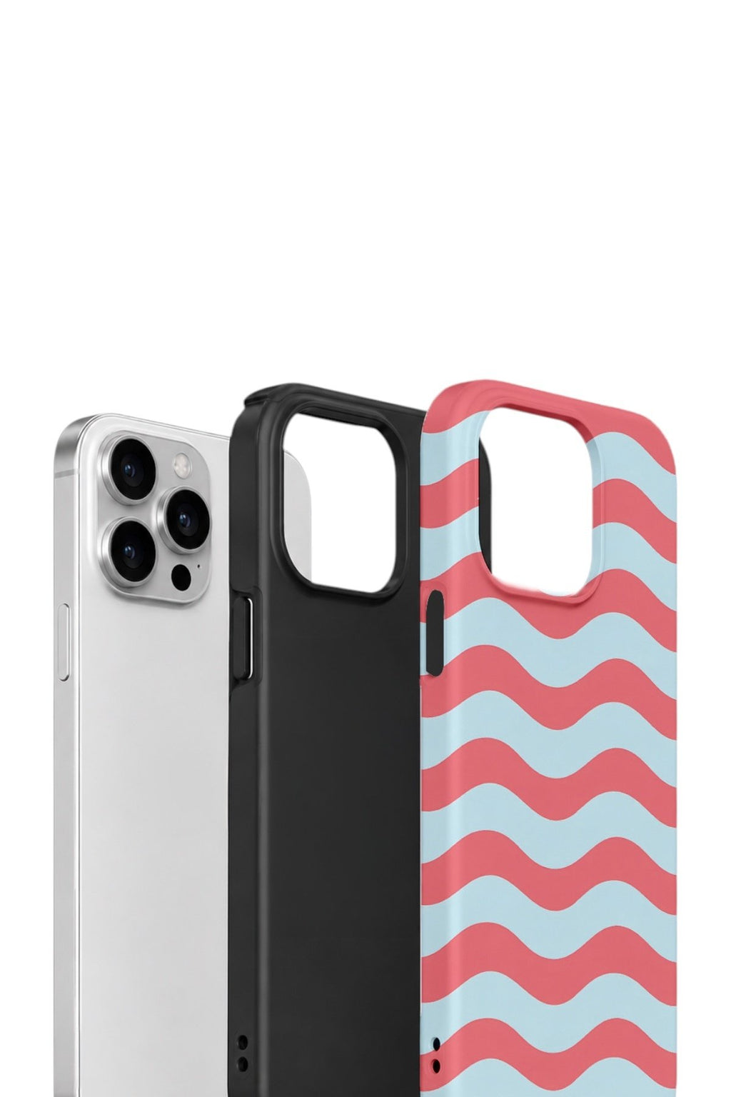 iPhone 12 Pro Vorian Çift Katmanlı Kılıf Retro Wave Candy