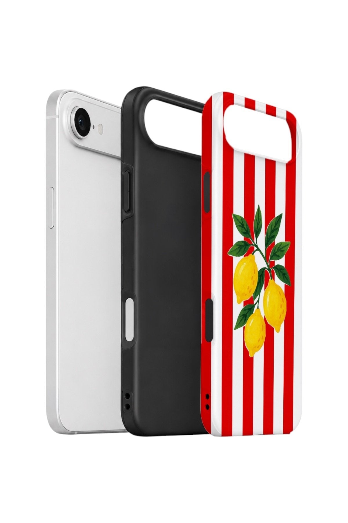 iPhone 17 Air Vorian Çift Katmanlı Kılıf Lemon Parade Red