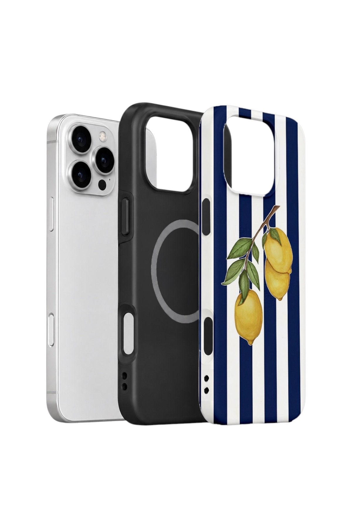 iPhone 16 Pro Max Vorian Çift Katmanlı MagSafe Kılıf Amalfi Lemon Branch