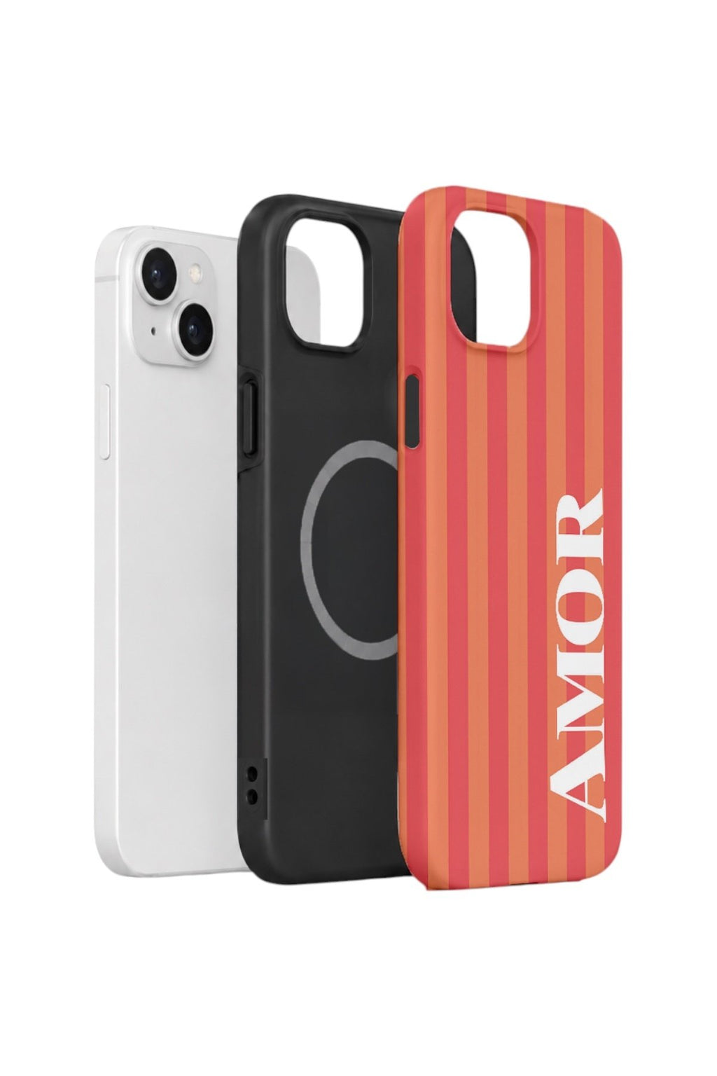 iPhone 14 Plus Vorian Çift Katmanlı MagSafe Kılıf Amor Sunset