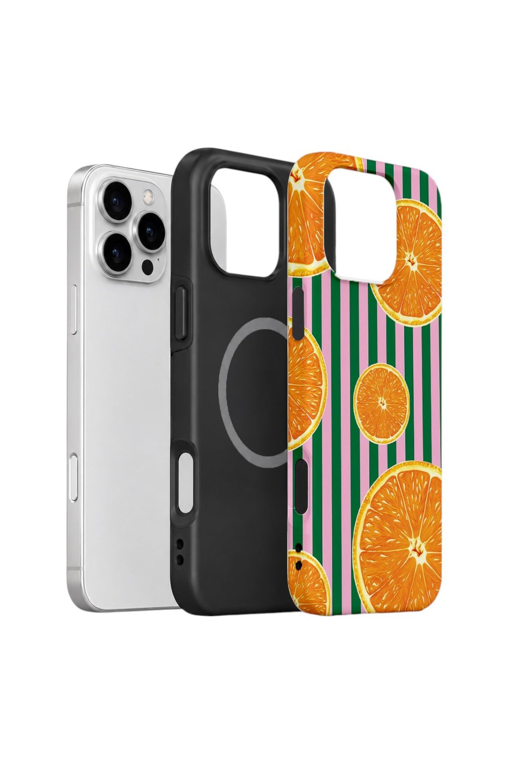 iPhone 16 Pro Vorian Çift Katmanlı MagSafe Kılıf Orange Grove Cabana