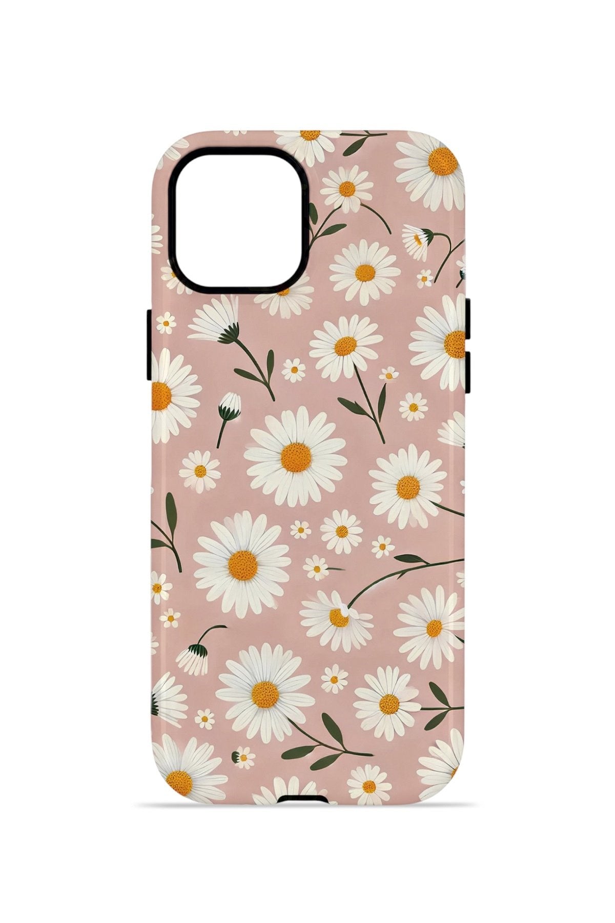 iPhone 14 Plus Vorian Çift Katmanlı Kılıf Daisy Mocha Garden