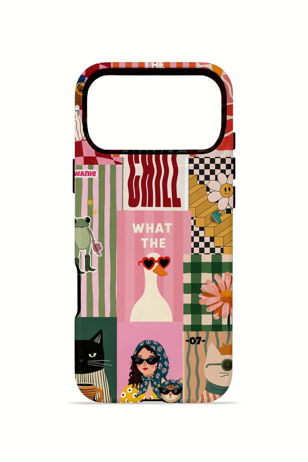 iPhone 17 Pro Max Vorian Çift Katmanlı Kılıf Dolce Vita Collage