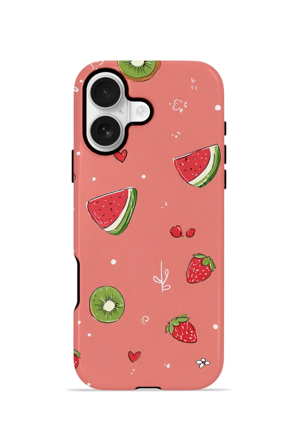 iPhone 16 Plus Vorian Çift Katmanlı Kılıf Summer Fruit Crush