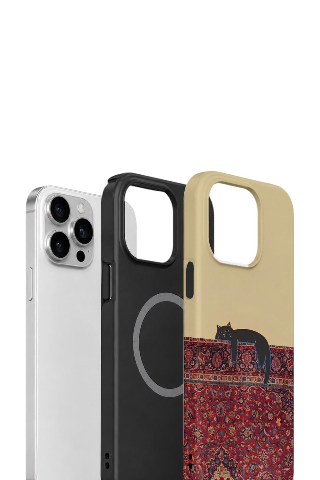 iPhone 12 Pro Max Vorian Çift Katmanlı MagSafe Kılıf Persian Cat Lounge