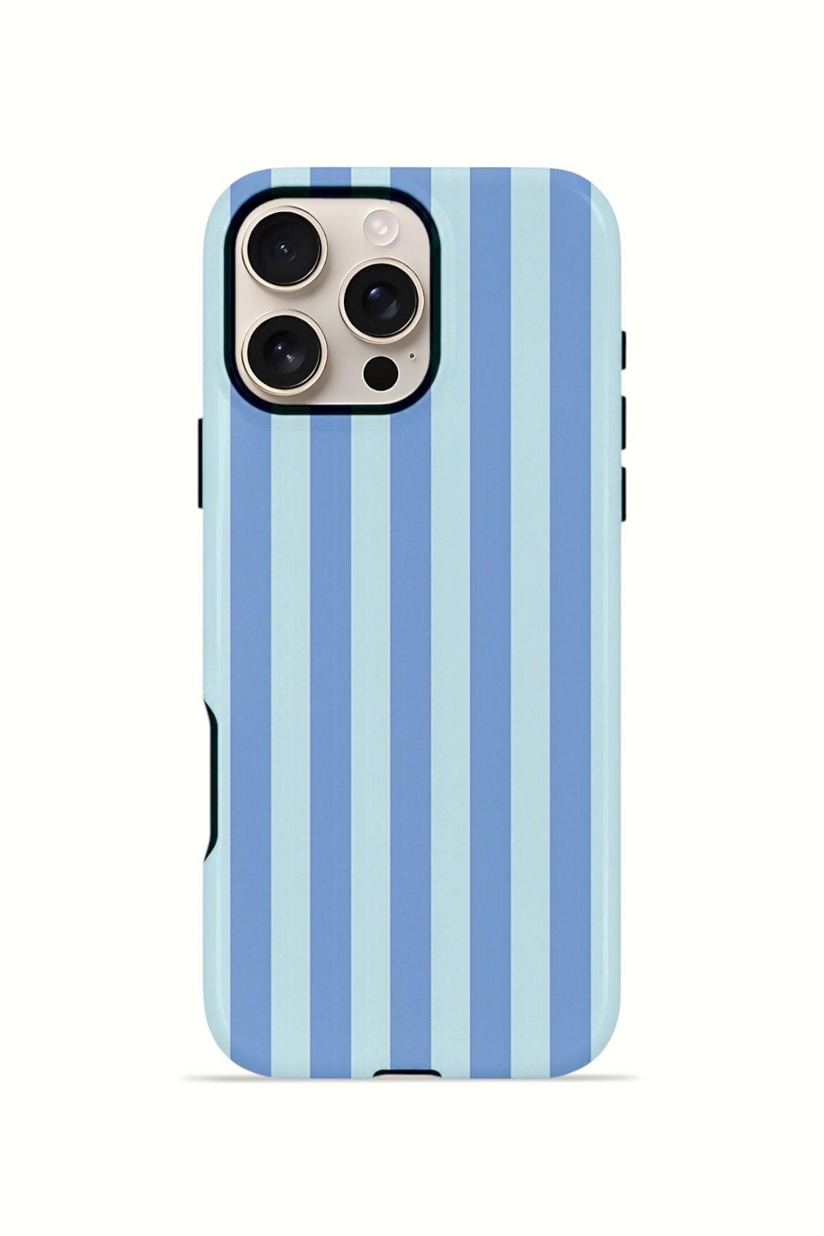 iPhone 16 Pro Vorian Çift Katmanlı Kılıf Blue Gelato Stripe