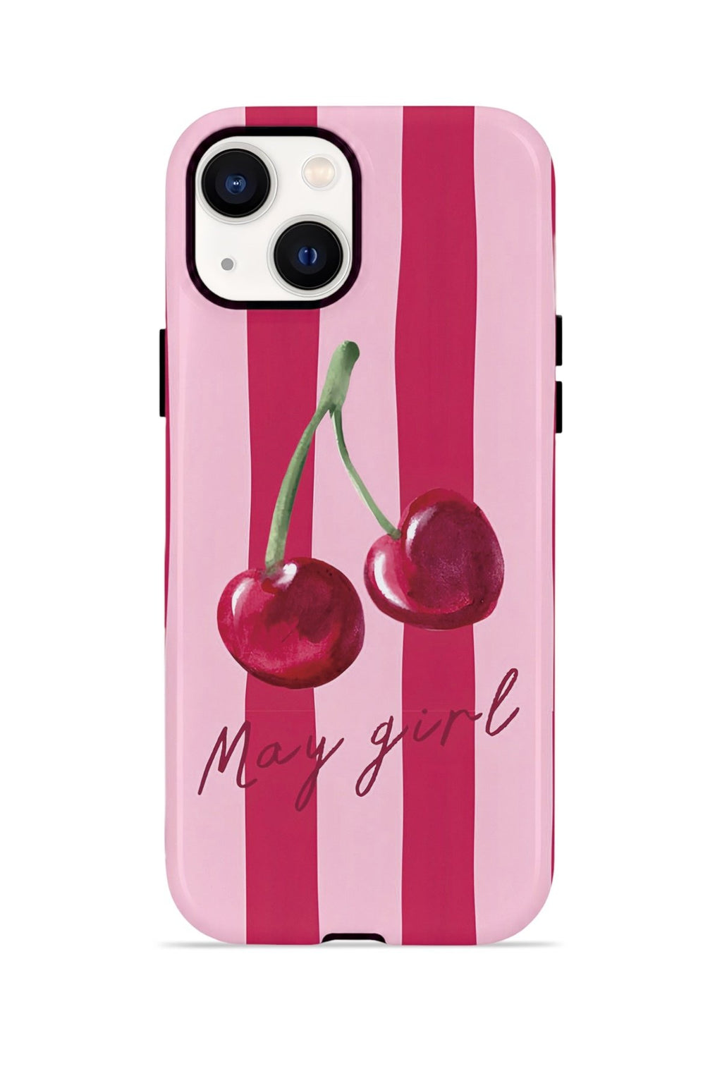 iPhone 15 Plus Vorian Çift Katmanlı Kılıf Cherry Girl