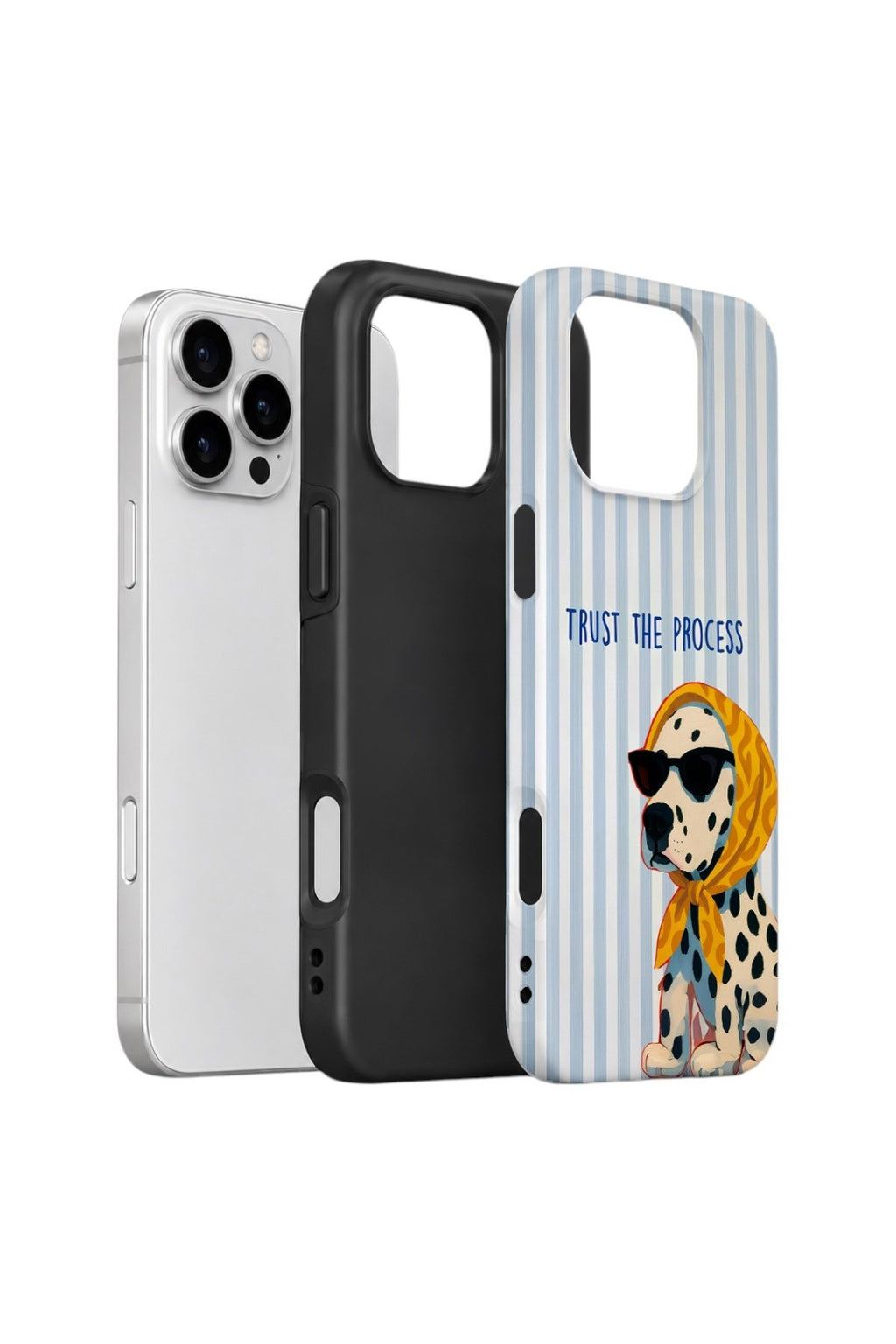 iPhone 16 Pro Vorian Çift Katmanlı Kılıf Trust The Process Dalmatian
