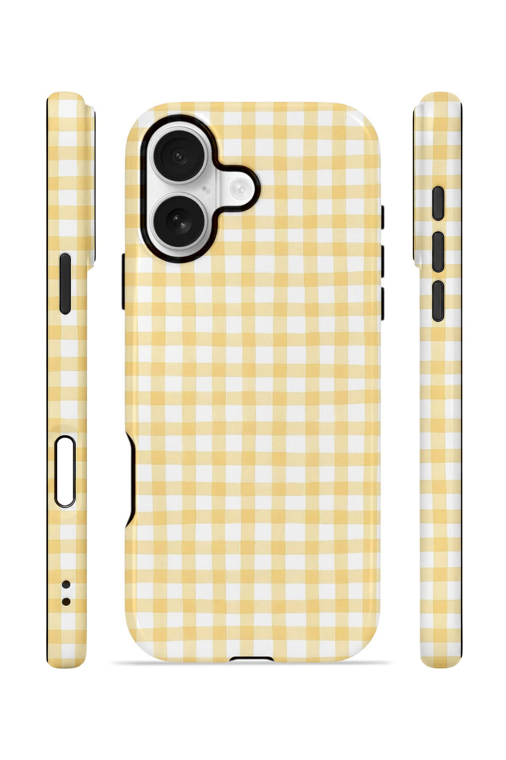 iPhone 16 Plus Vorian Çift Katmanlı Kılıf Butter Gingham