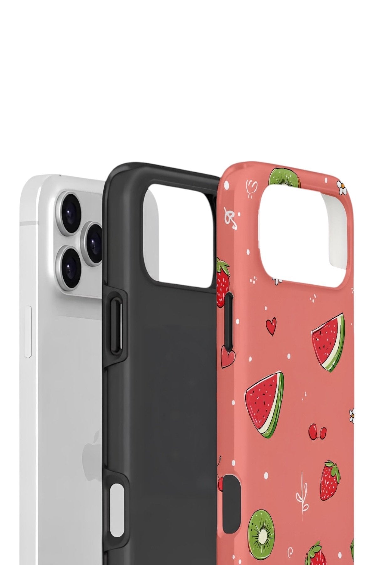 iPhone 17 Pro Max Vorian Çift Katmanlı Kılıf Summer Fruit Crush
