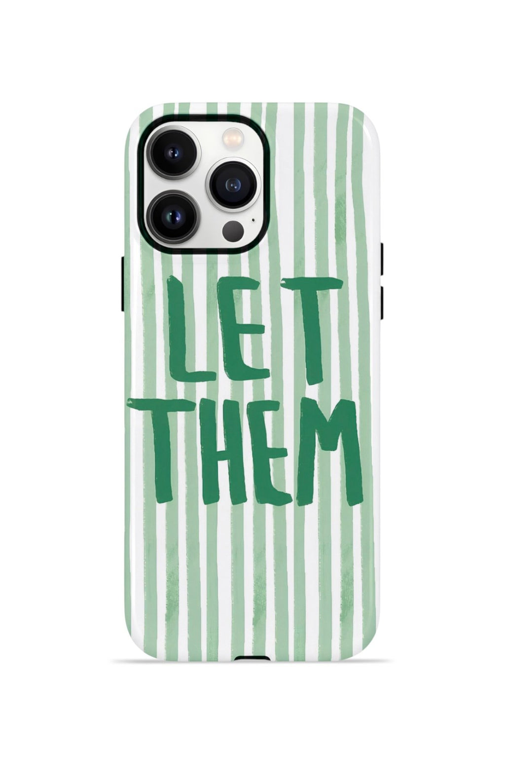 iPhone 14 Pro Max Vorian Çift Katmanlı Kılıf Let Them Green