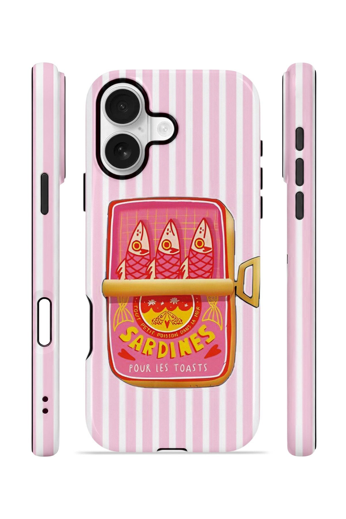 iPhone 16 Plus Vorian Çift Katmanlı MagSafe Kılıf Sardine Club Pink