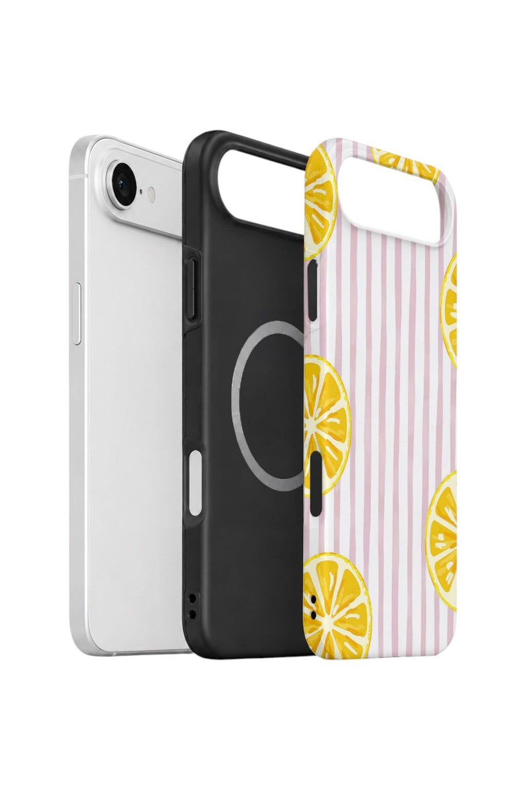 iPhone 17 Air Vorian Çift Katmanlı MagSafe Kılıf Pink Lemon Window