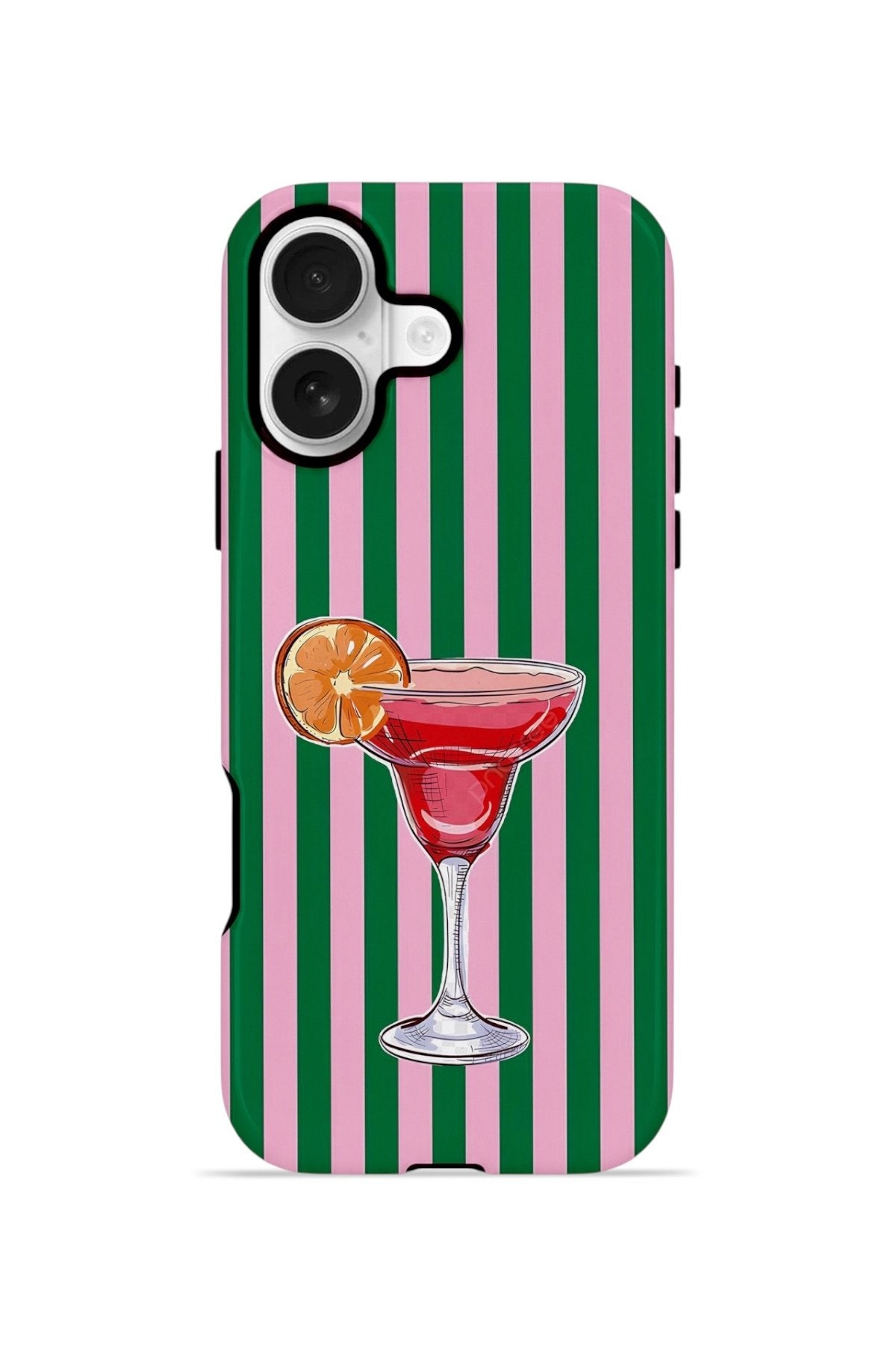 iPhone 17 Vorian Çift Katmanlı MagSafe Kılıf Pink Citrus Cocktail