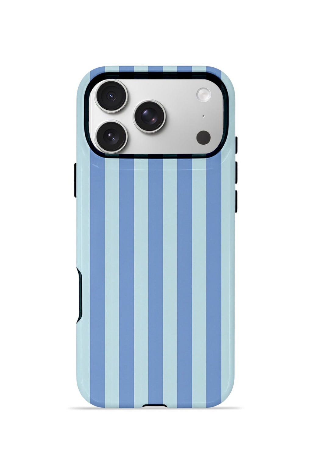 iPhone 17 Pro Vorian Çift Katmanlı Kılıf Blue Gelato Stripe