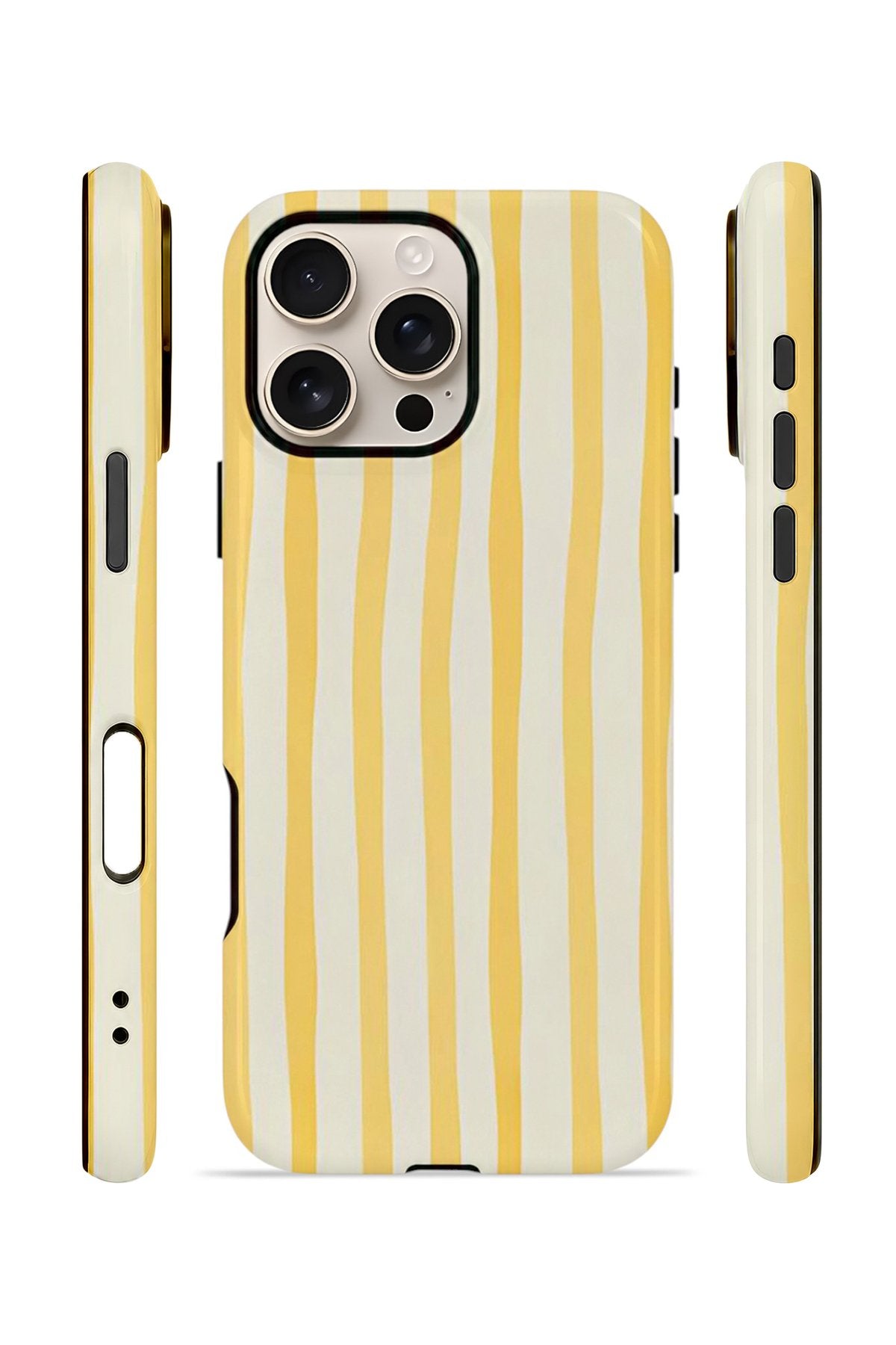 iPhone 16 Pro Vorian Çift Katmanlı MagSafe Kılıf Buttercream Riviera